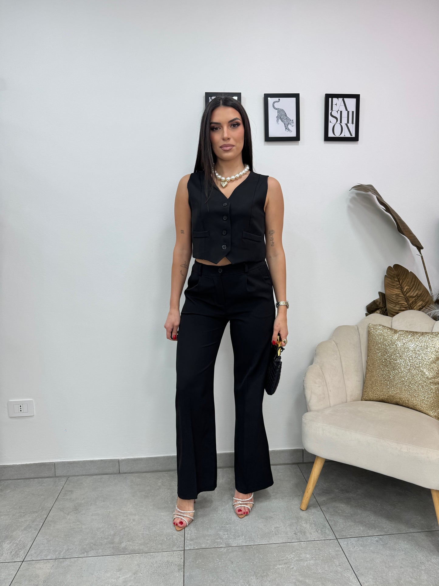 Gilet Elegant Nero