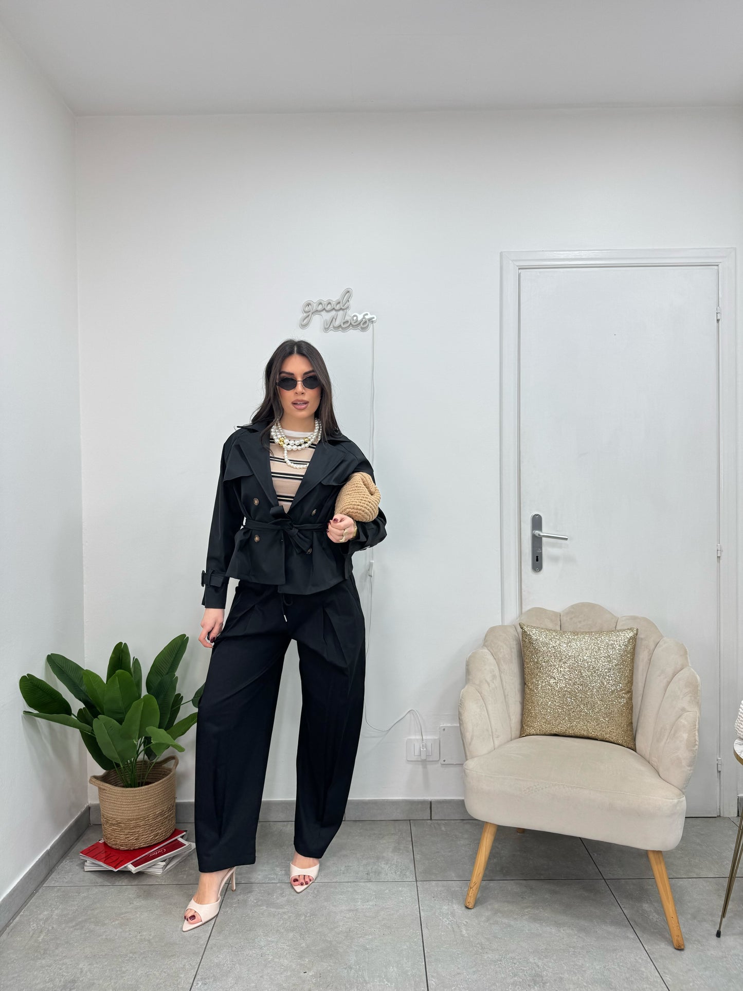 Pantalone Comfy Nero