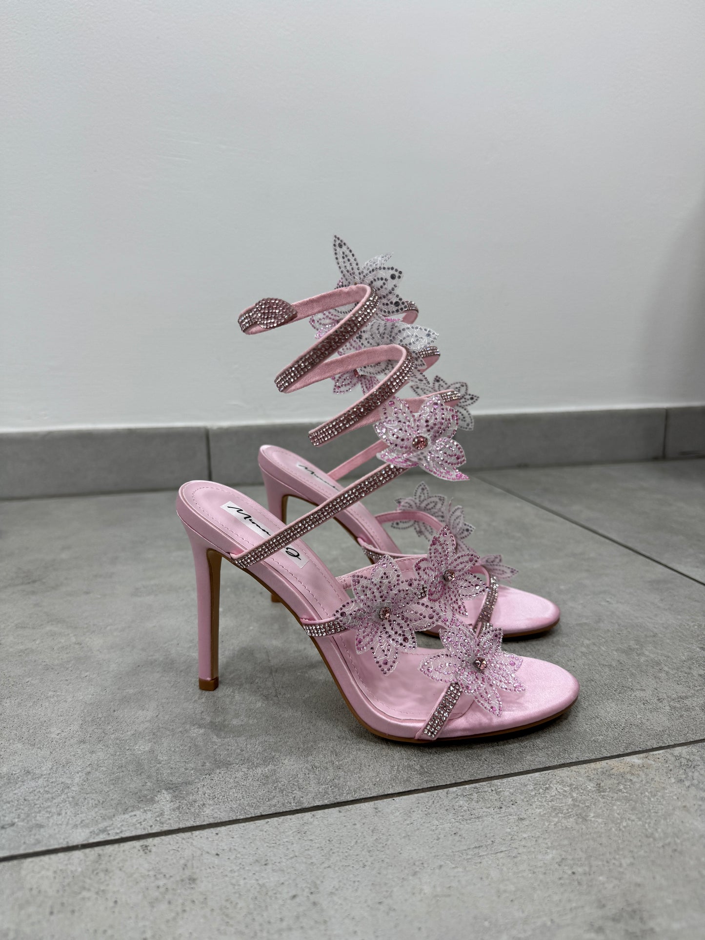 Sandali Flowers Pink