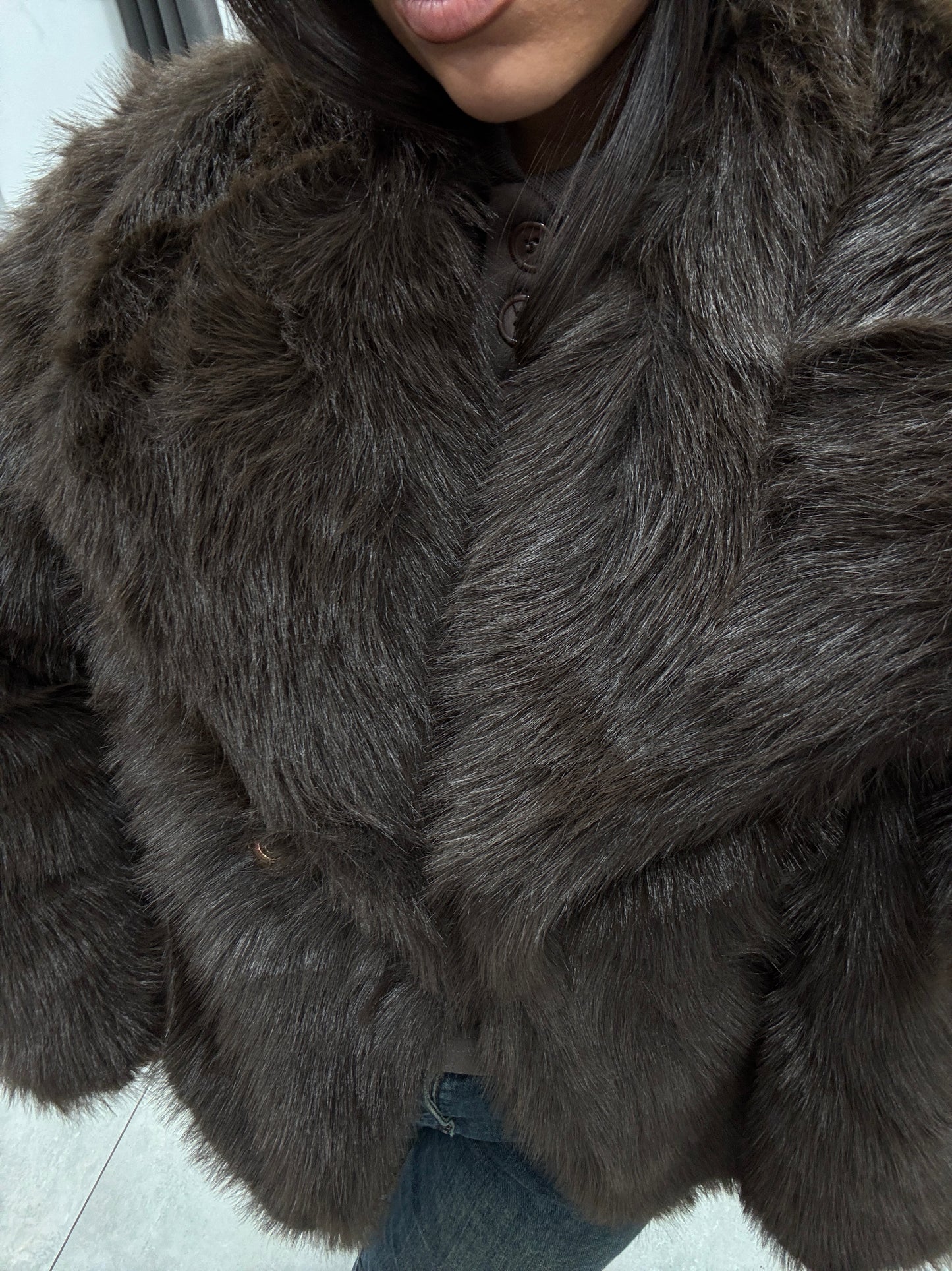 Ecopelliccia Piccadilly Marrone