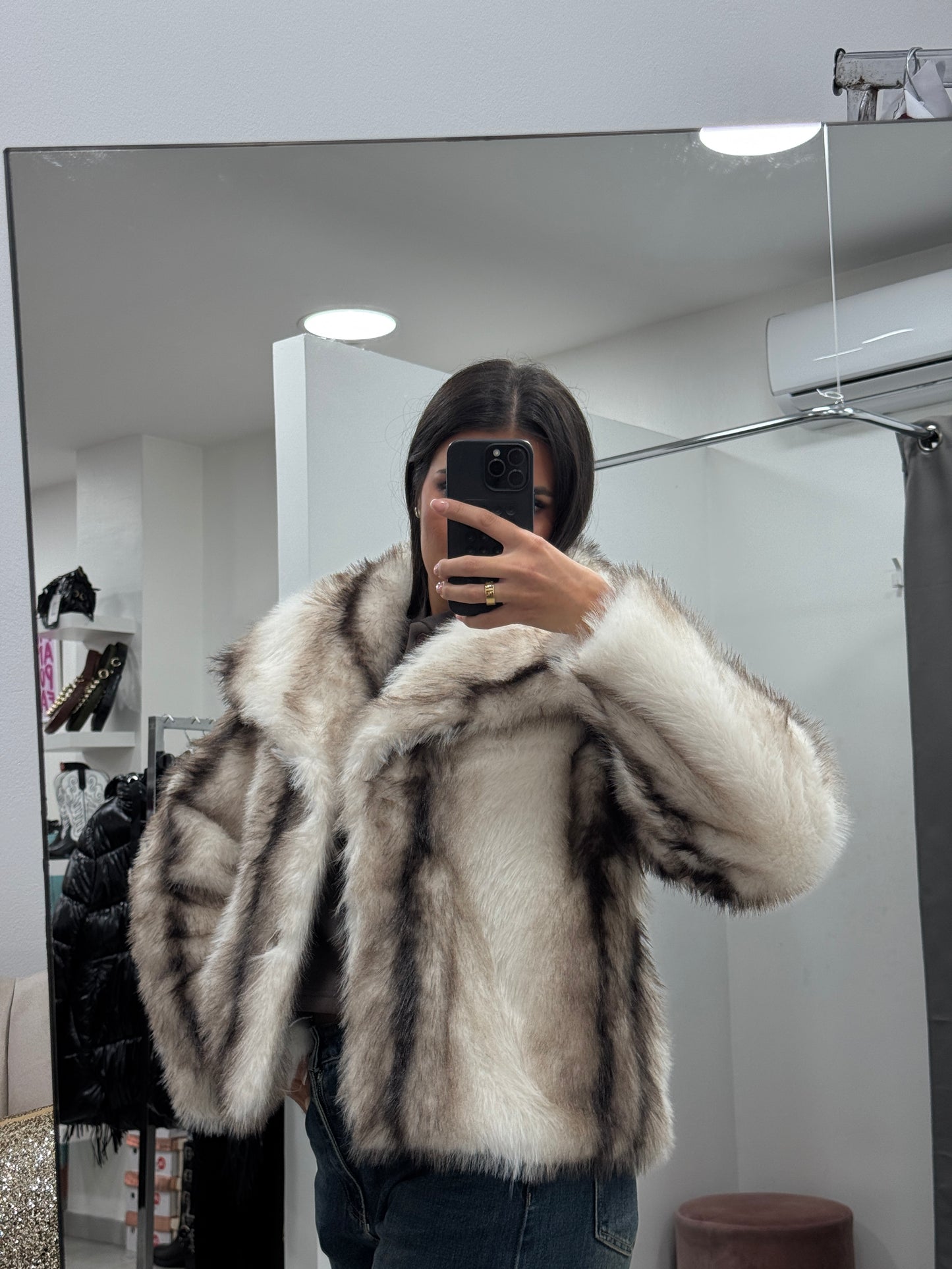 Ecopelliccia Piccadilly Beige