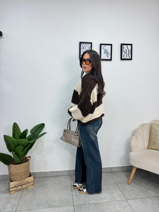 Cardigan Fluffy Beige