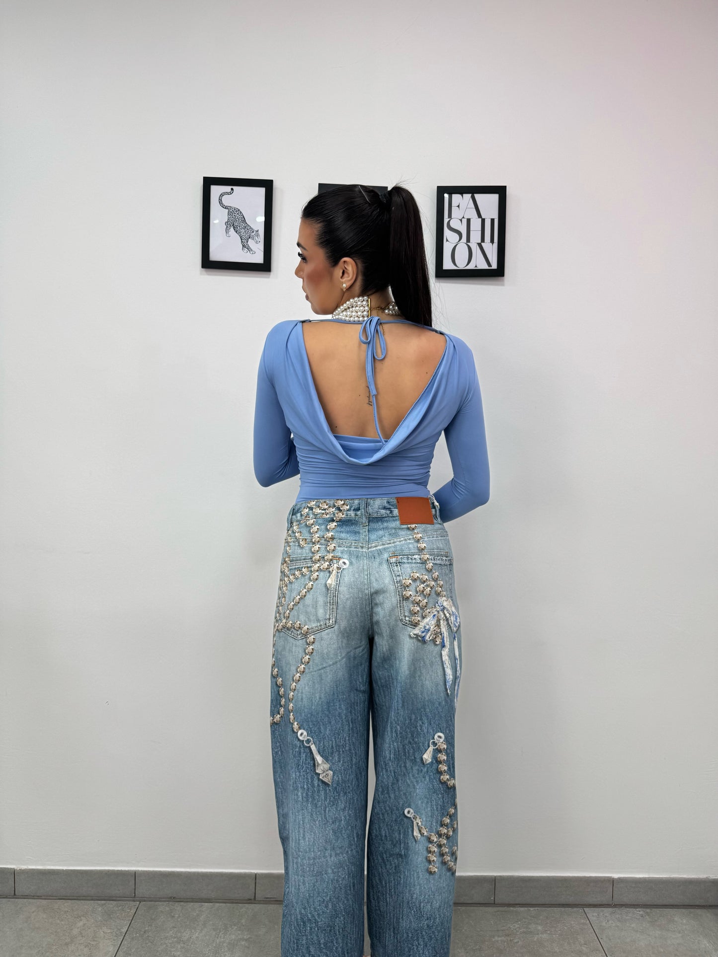 Maglia Back Turchese