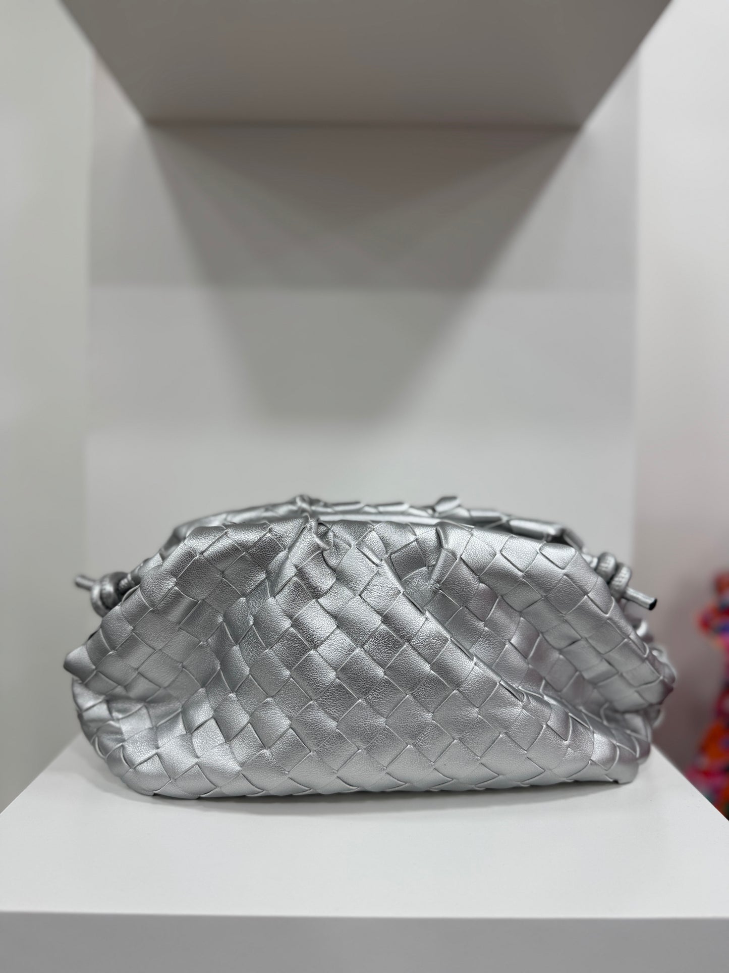 Pouch Bottega Silver