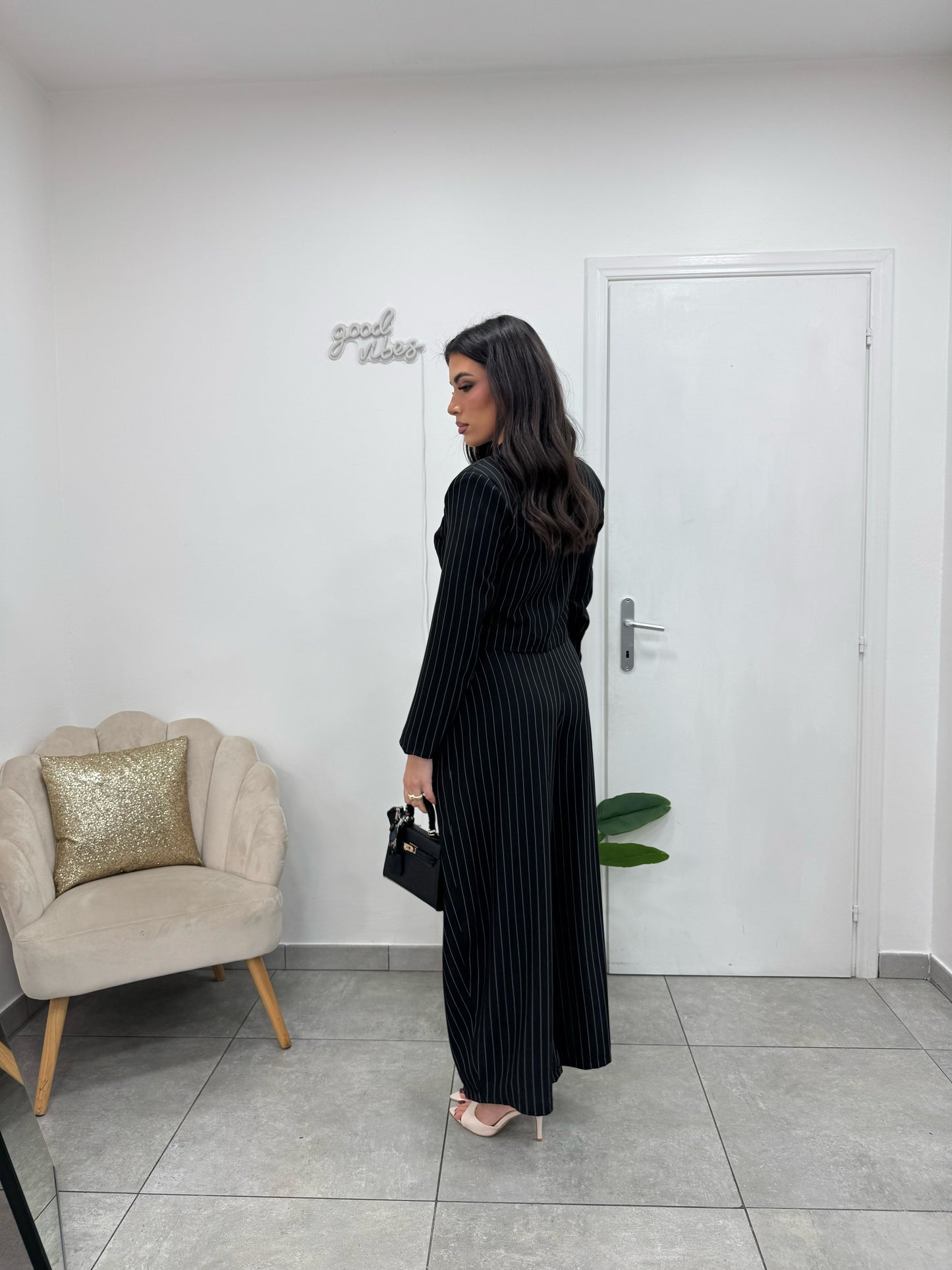 Giacca Crop Gessy Nero