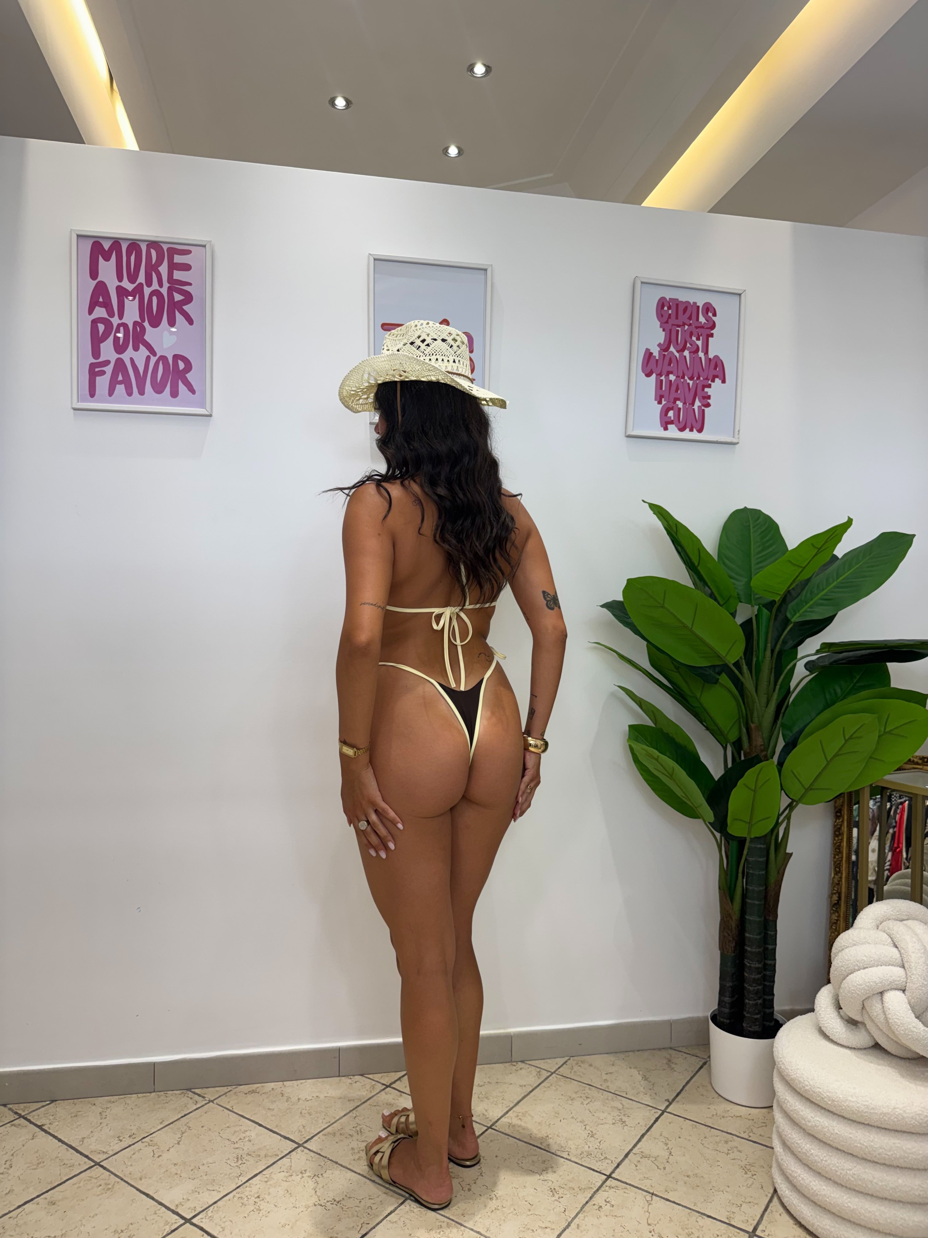 Bikini Babies Marrone/Giallo