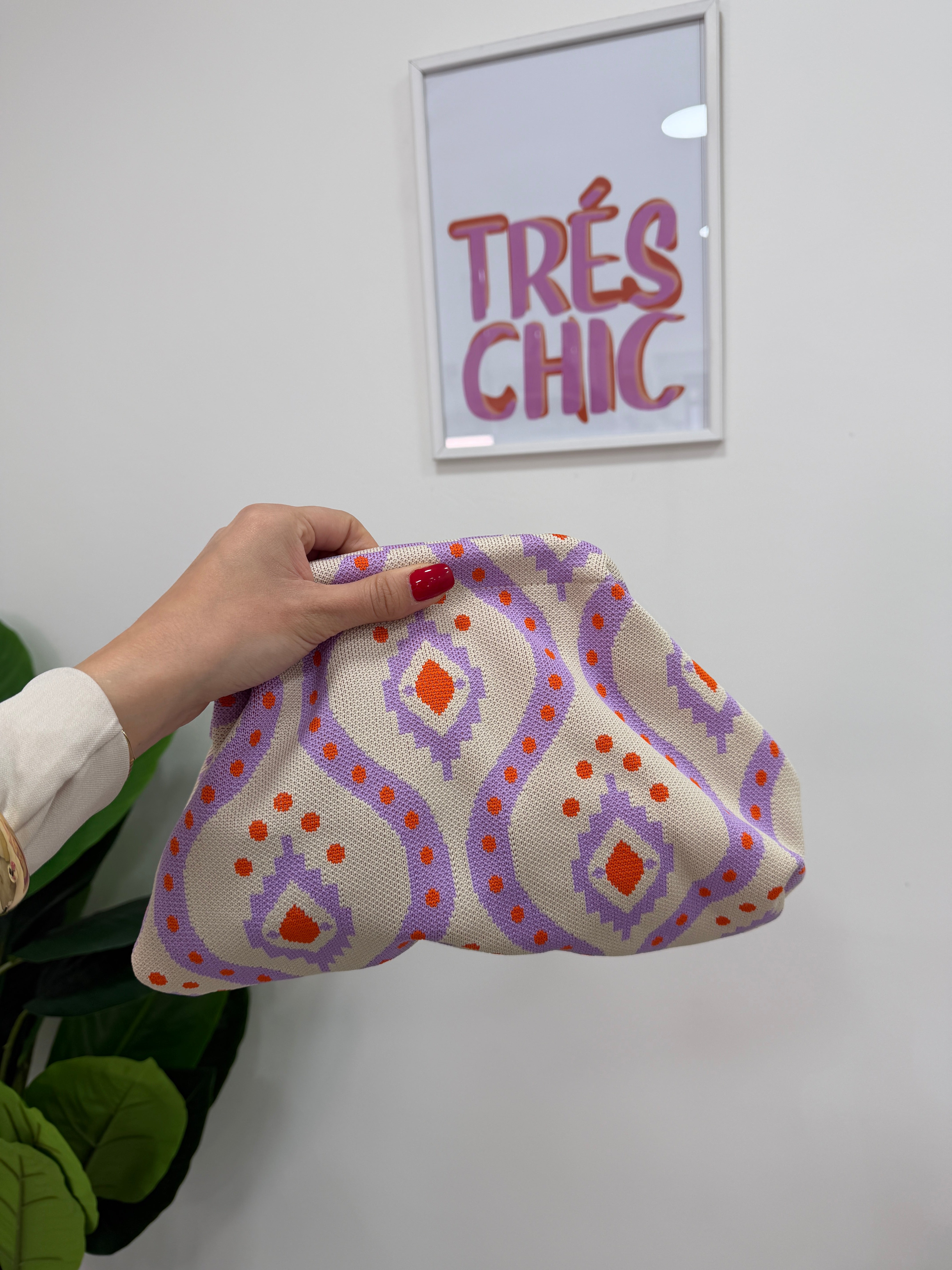 Pouch Purple&Orange