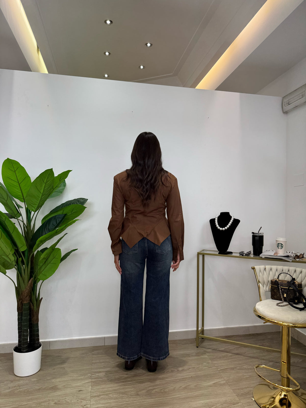 Jeans Wideleg Blu