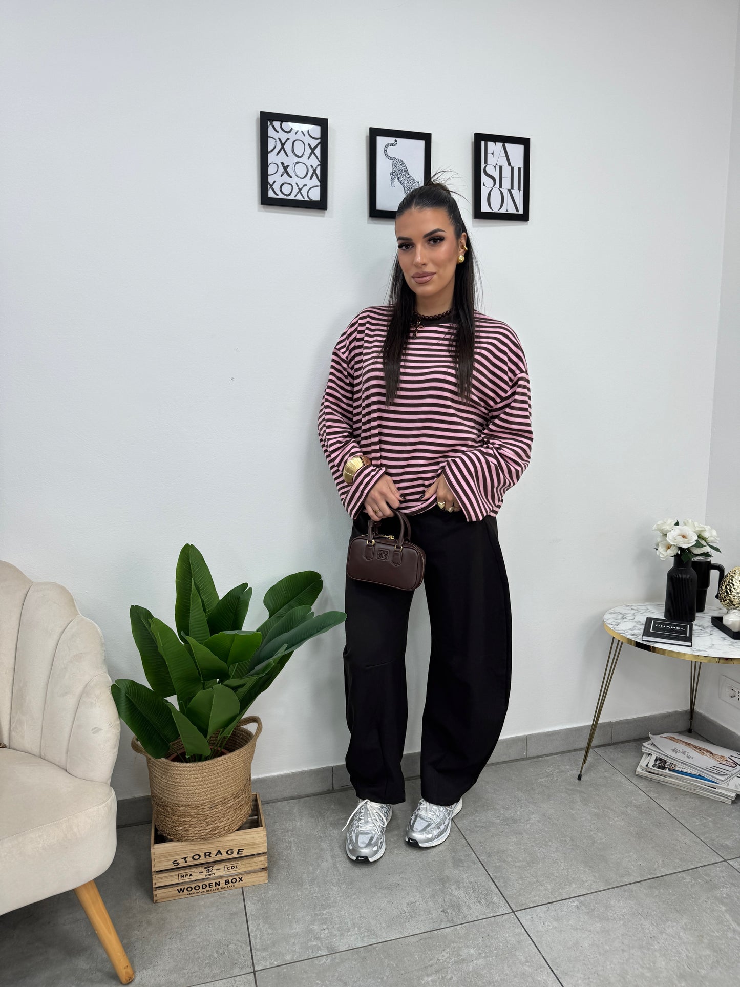 Pantalone Balloon Marrone