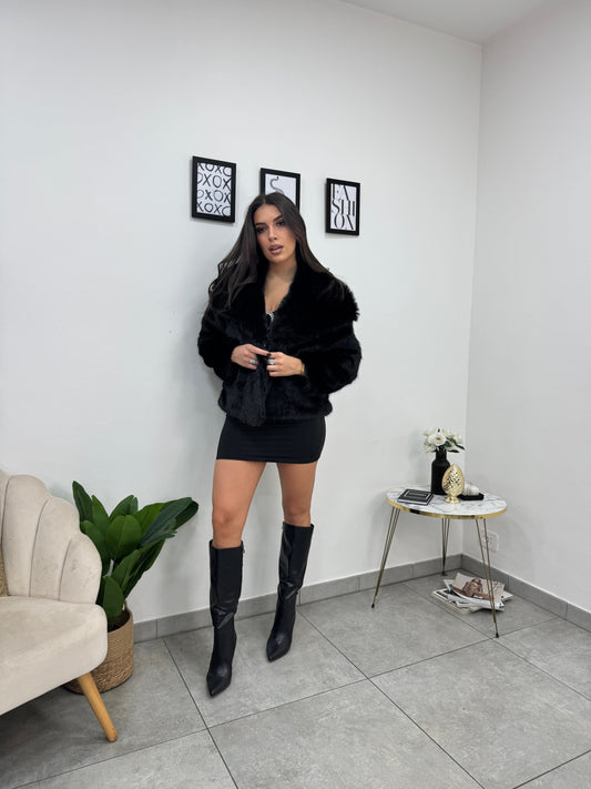 Ecopelliccia Piccadilly Nera