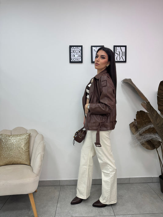 Pantalone Wideleg Panna