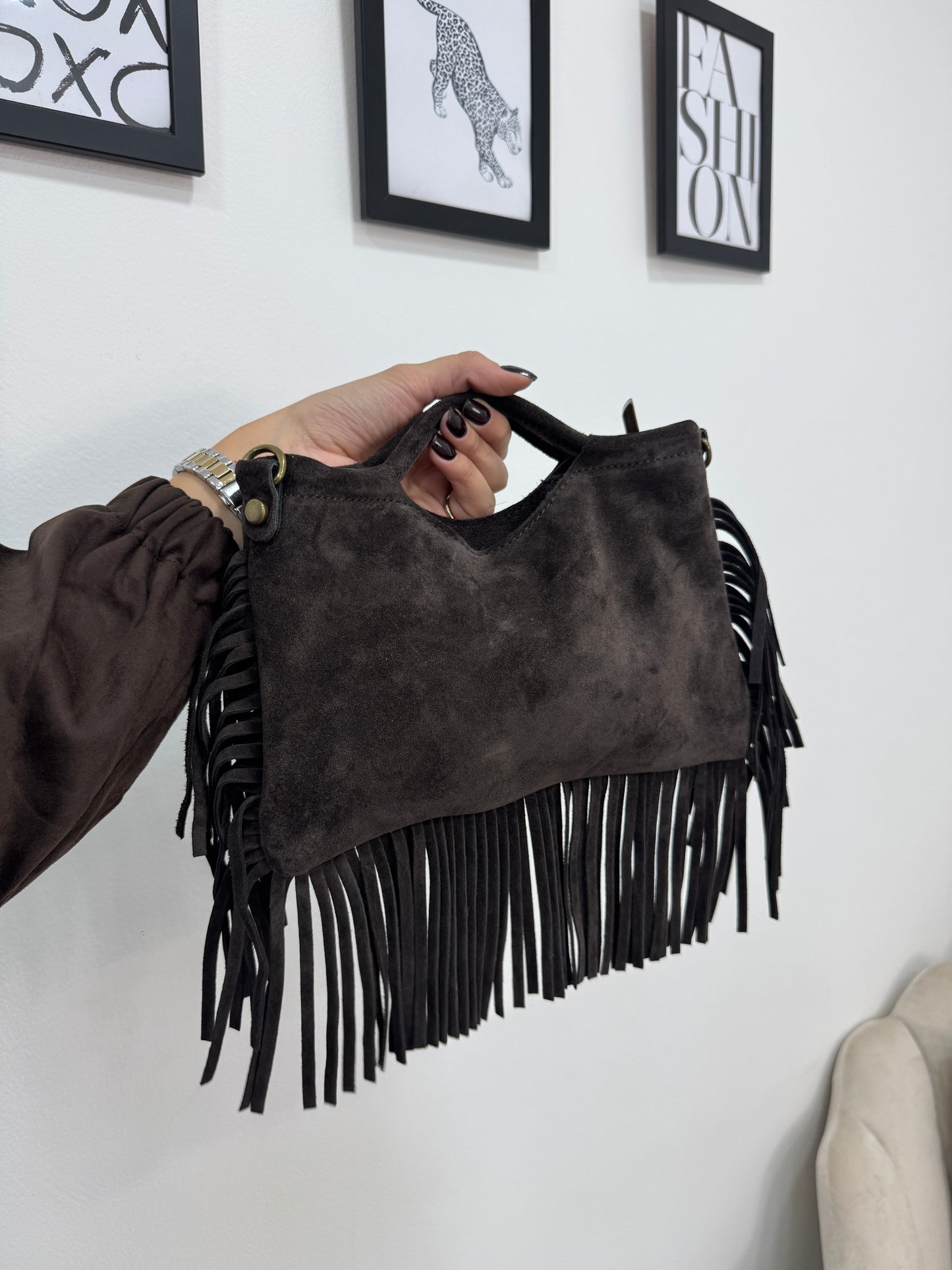 Pochette Camoscio Texas