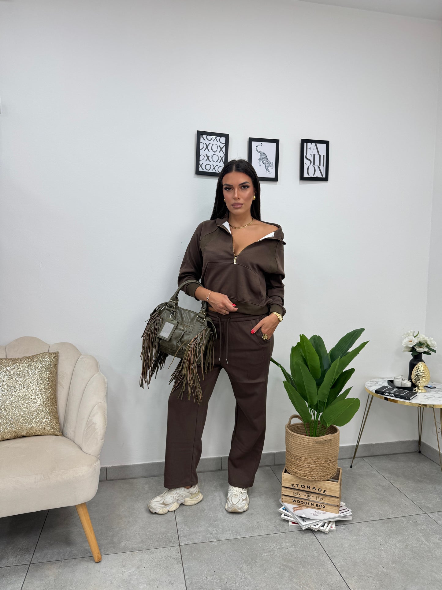 Cordset Tuta Comfy Marrone