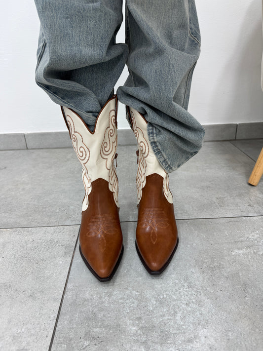 Texani Bassi Bicolore Marrone