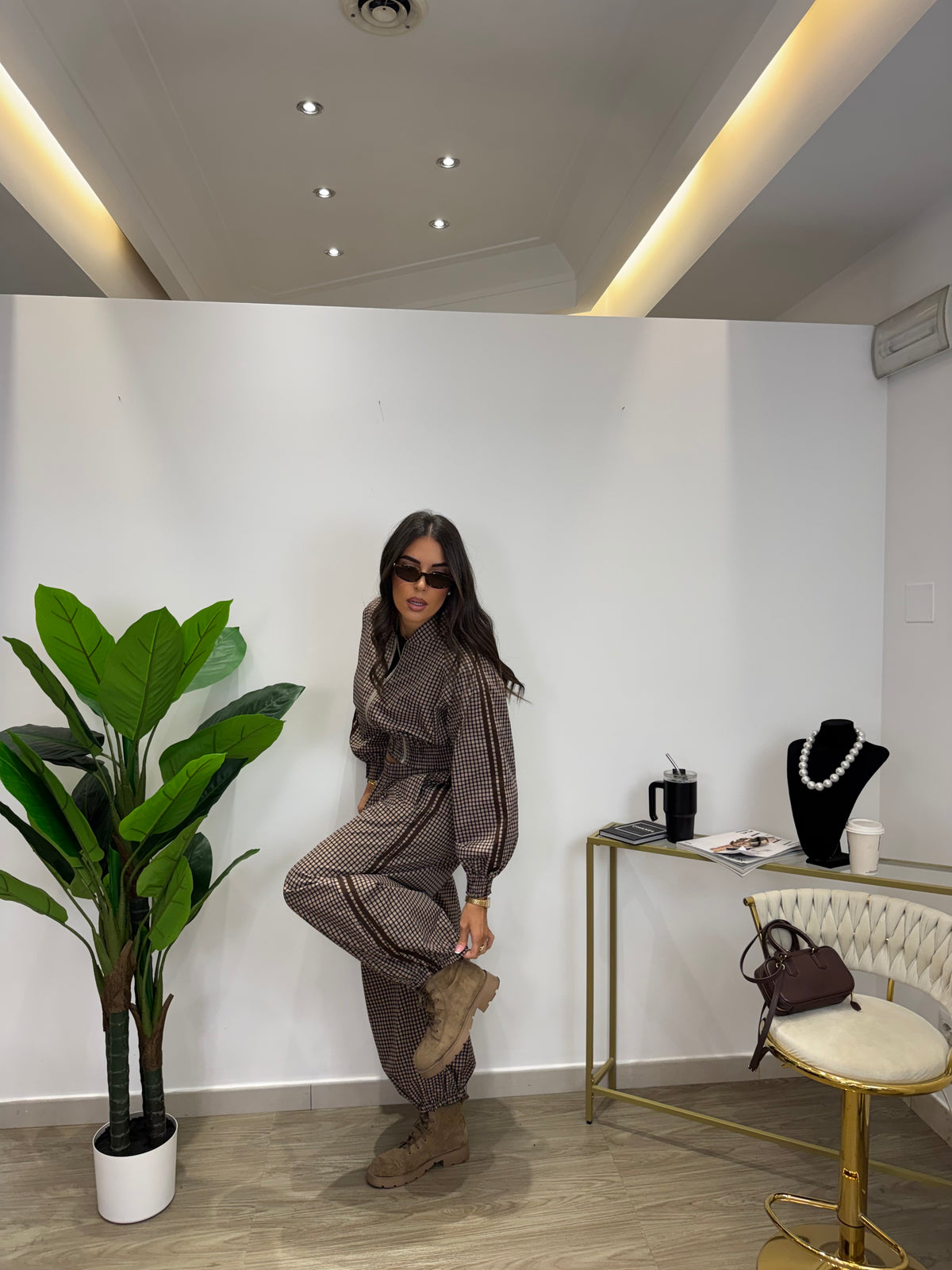 Pantalone Quadri Adi