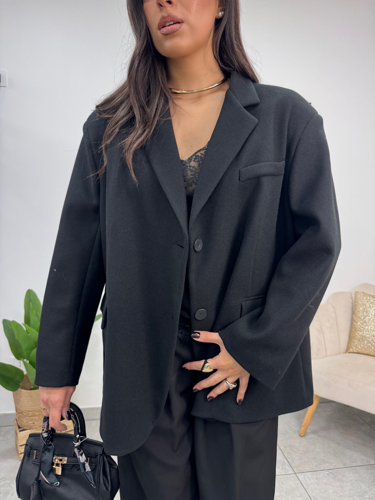 Cappotto Sartoriale Nero