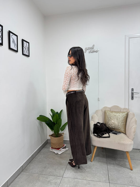 Pantalone Velluto Choccolate