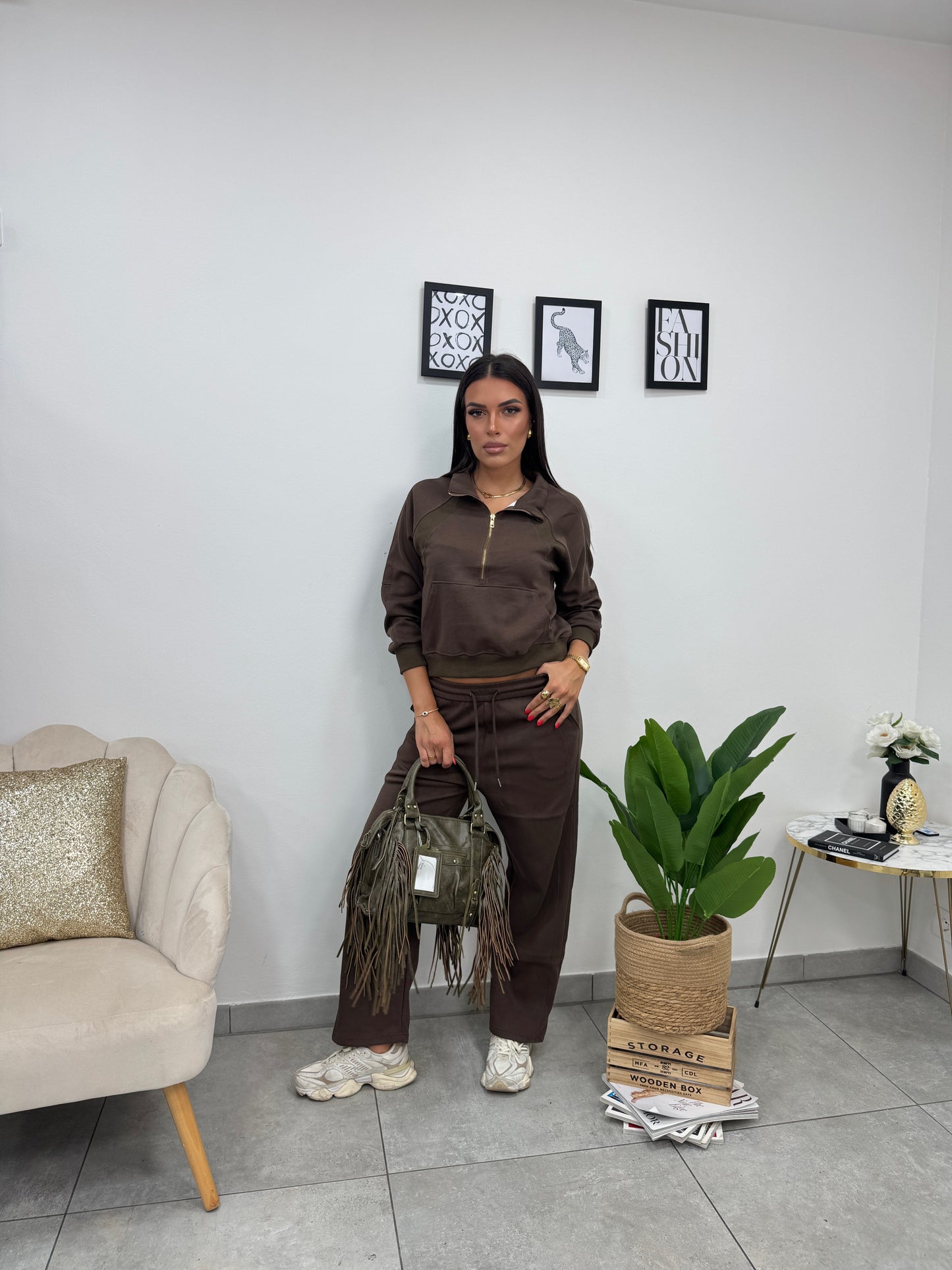 Cordset Tuta Comfy Marrone
