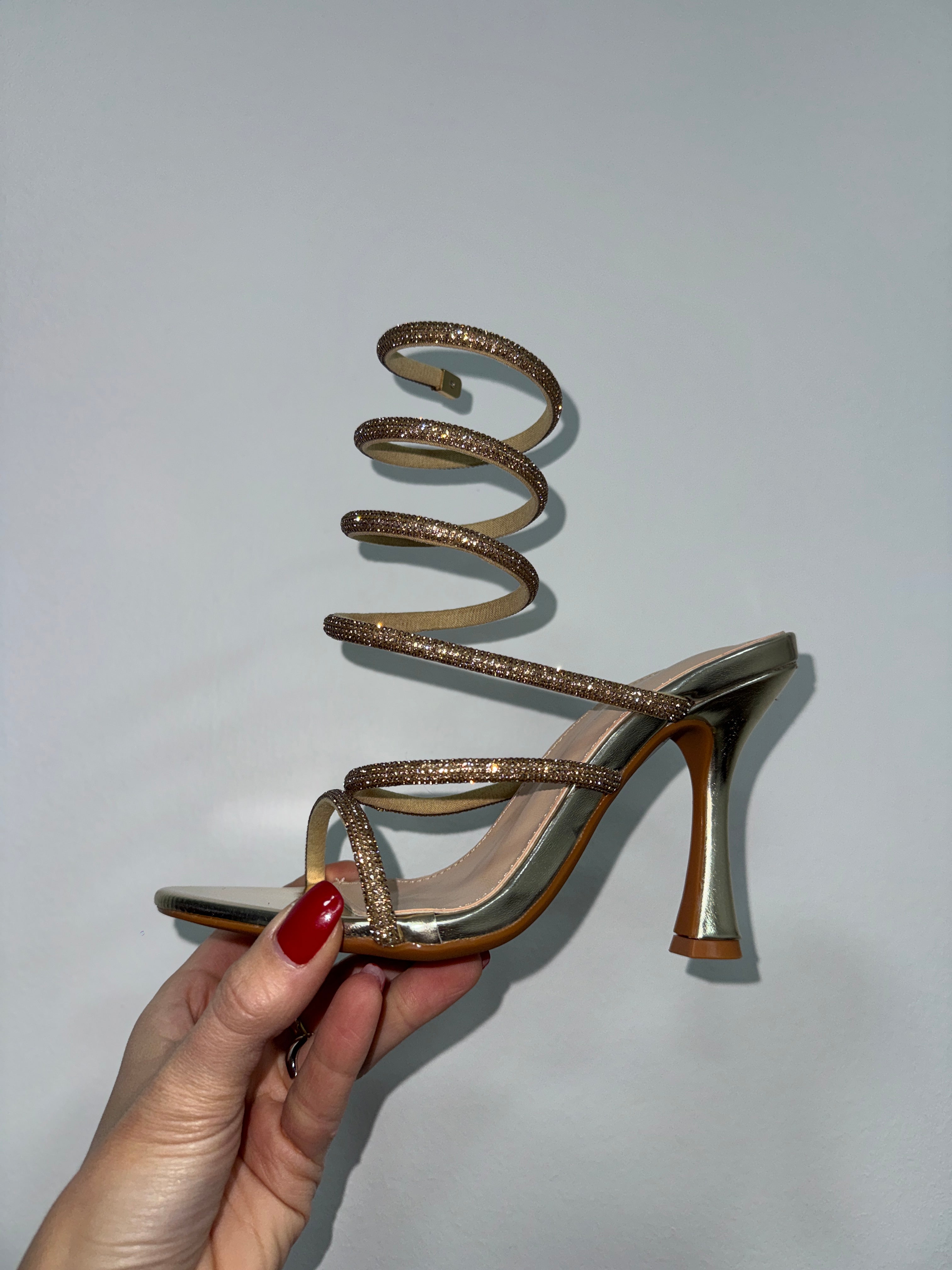 Sandali Spiral Gold