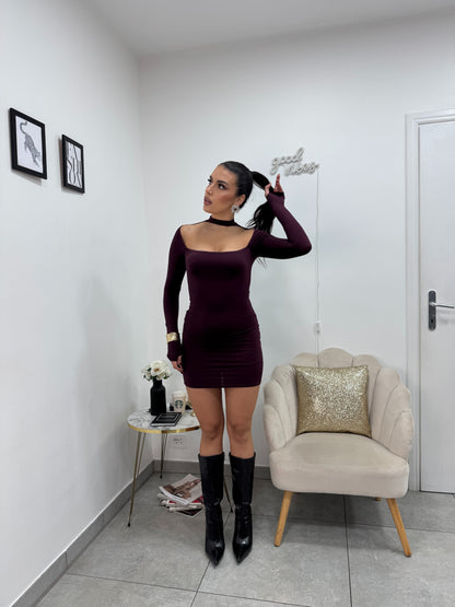 Abito Ilaria Bordeaux