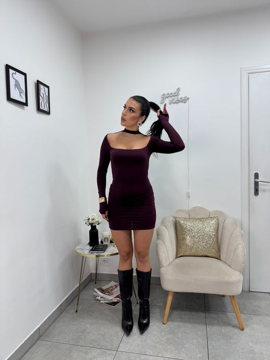 Abito Ilaria Bordeaux