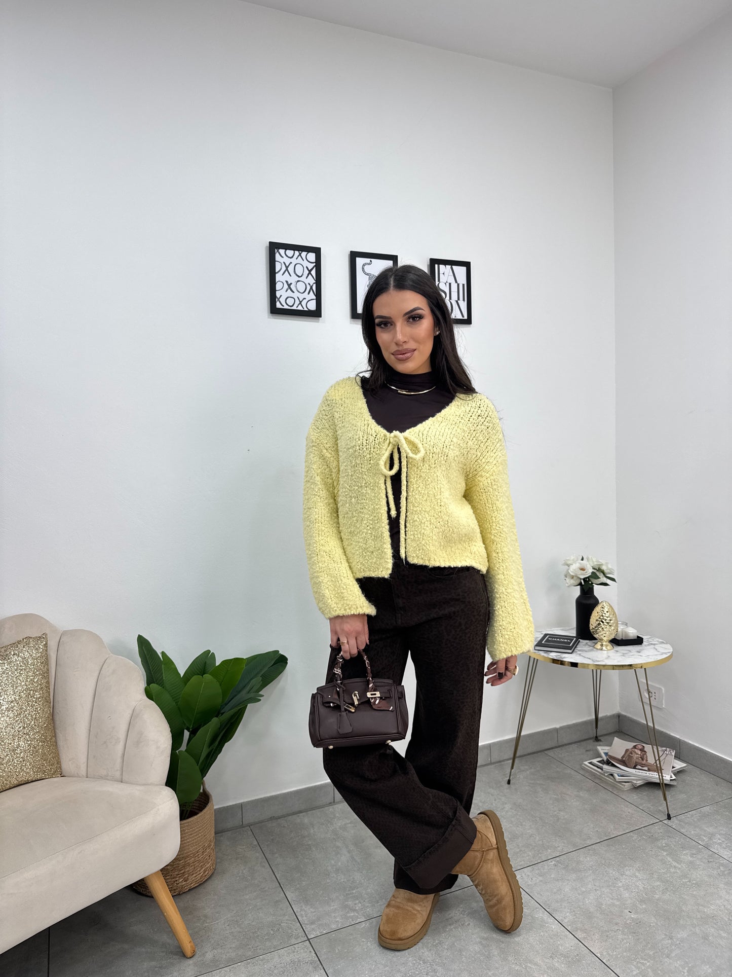 Cardigan Cute Giallo