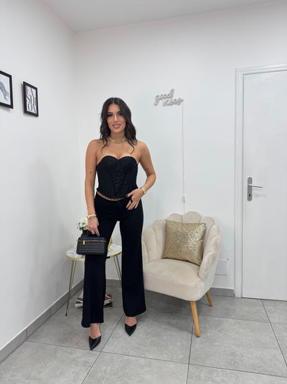 Corsetto Pizzo Nero