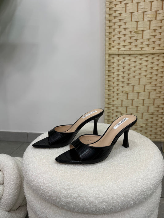 Sandali Nilufar Croc Nero