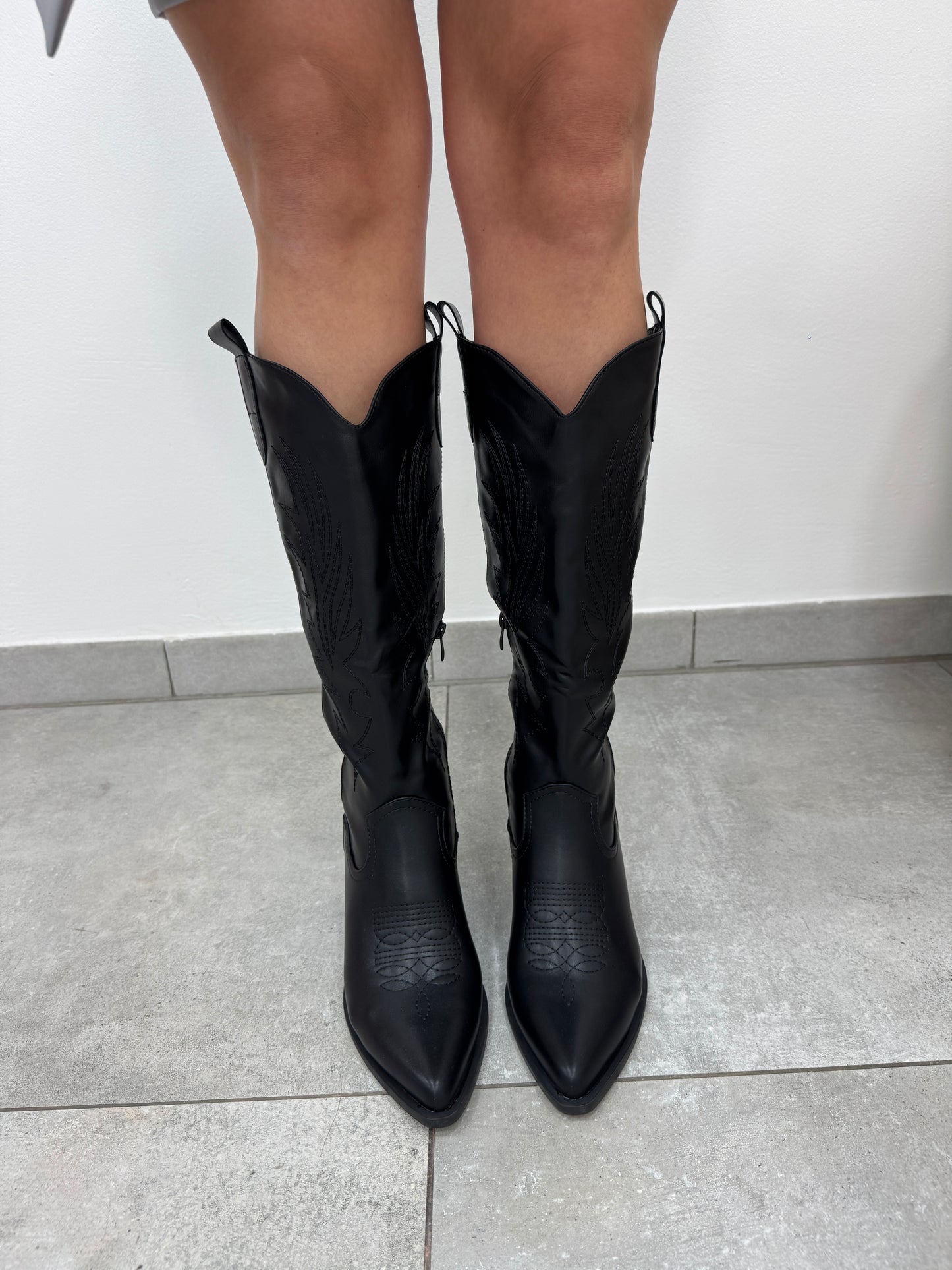 Texani Ricamati Nero