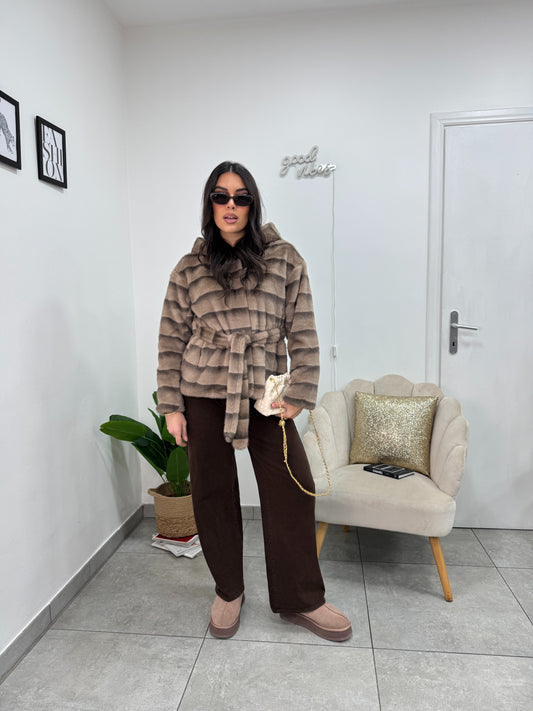 Ecopelliccia Cortina Camel