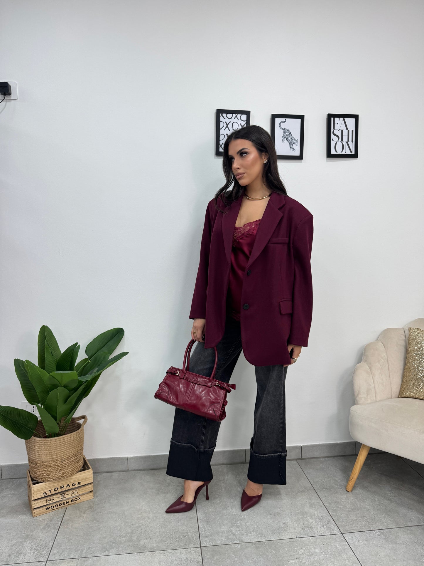 Cappotto Sartoriale Burgundy