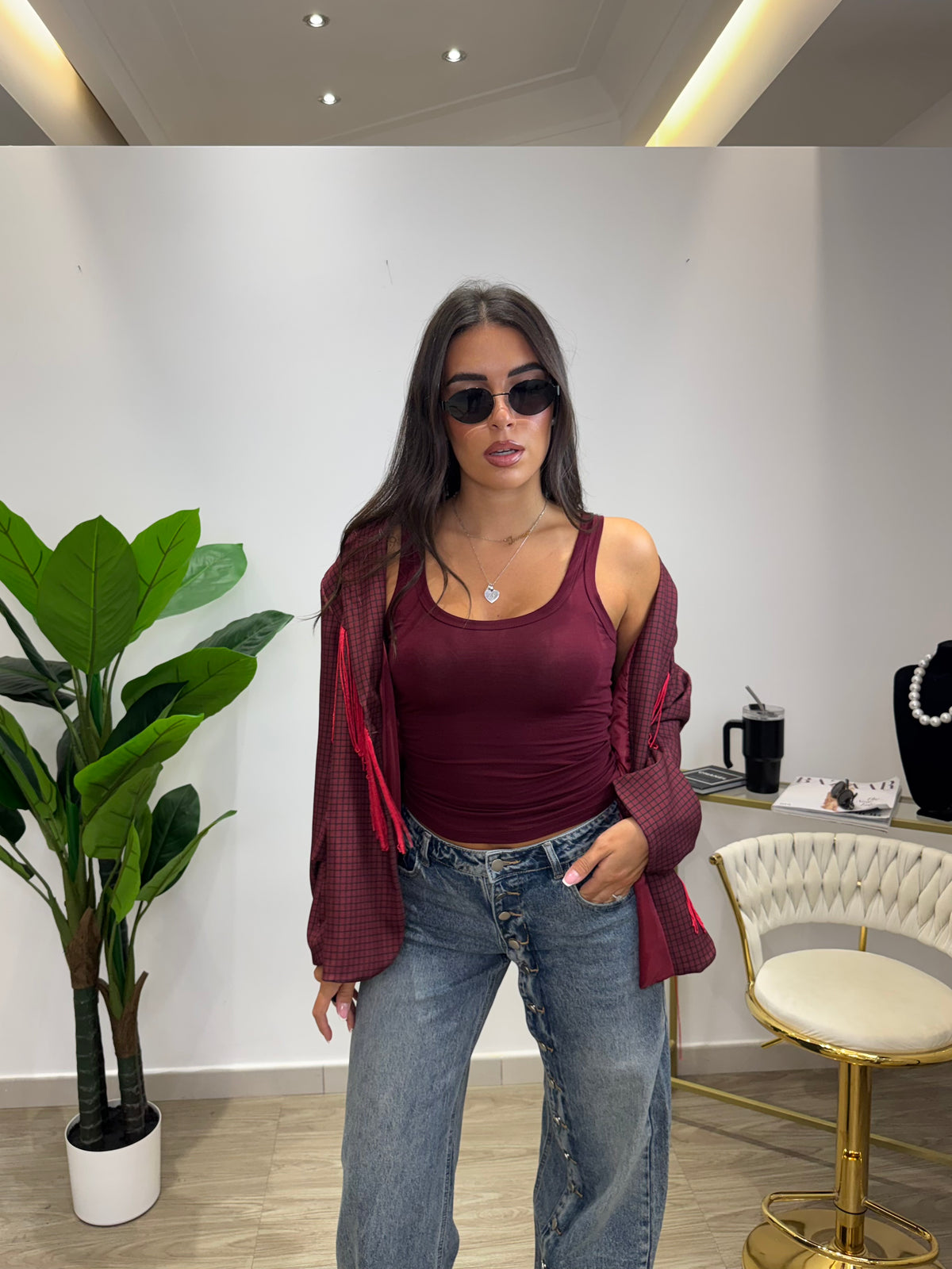 Canotta Basic Bordeaux