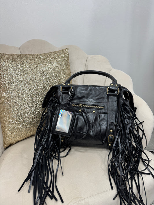 Borsa Bale Frange Nera