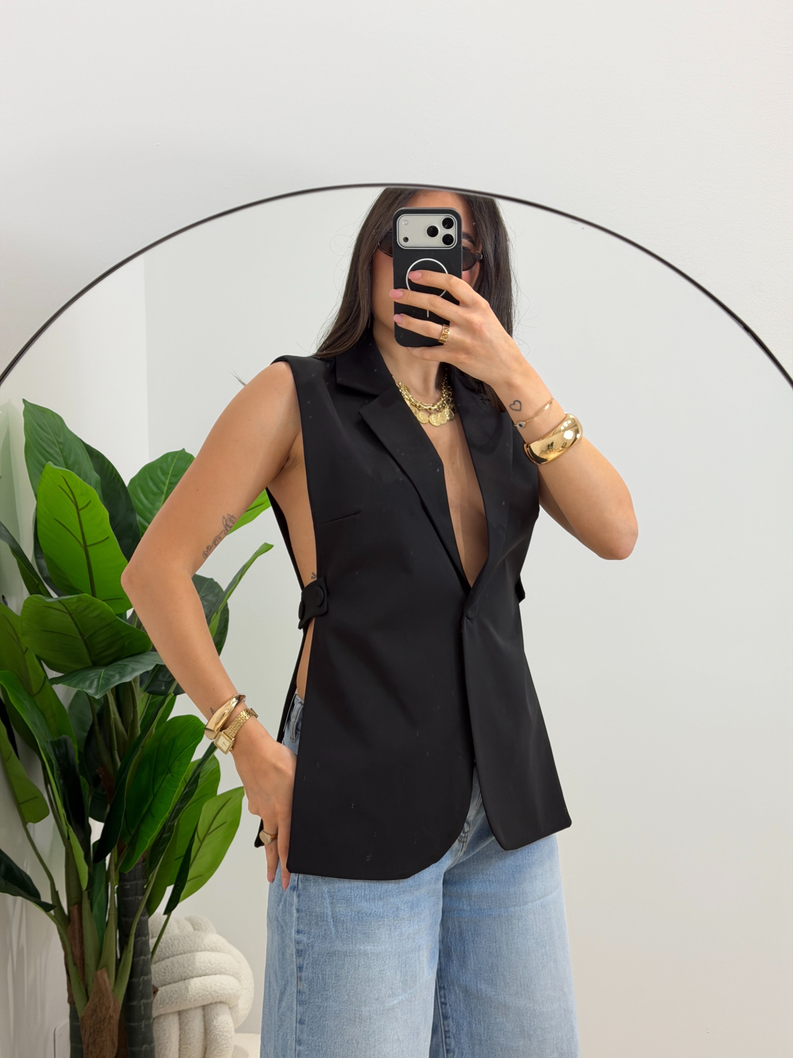 Gilet Domina Nero