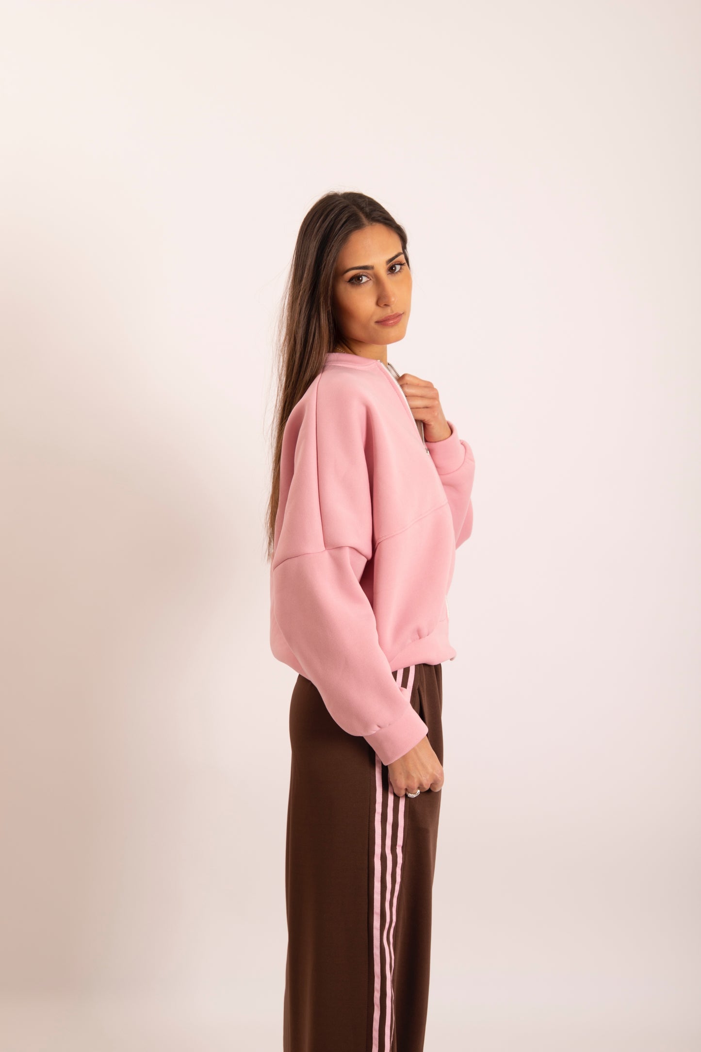 Pantalone Adi Marrone Rosa