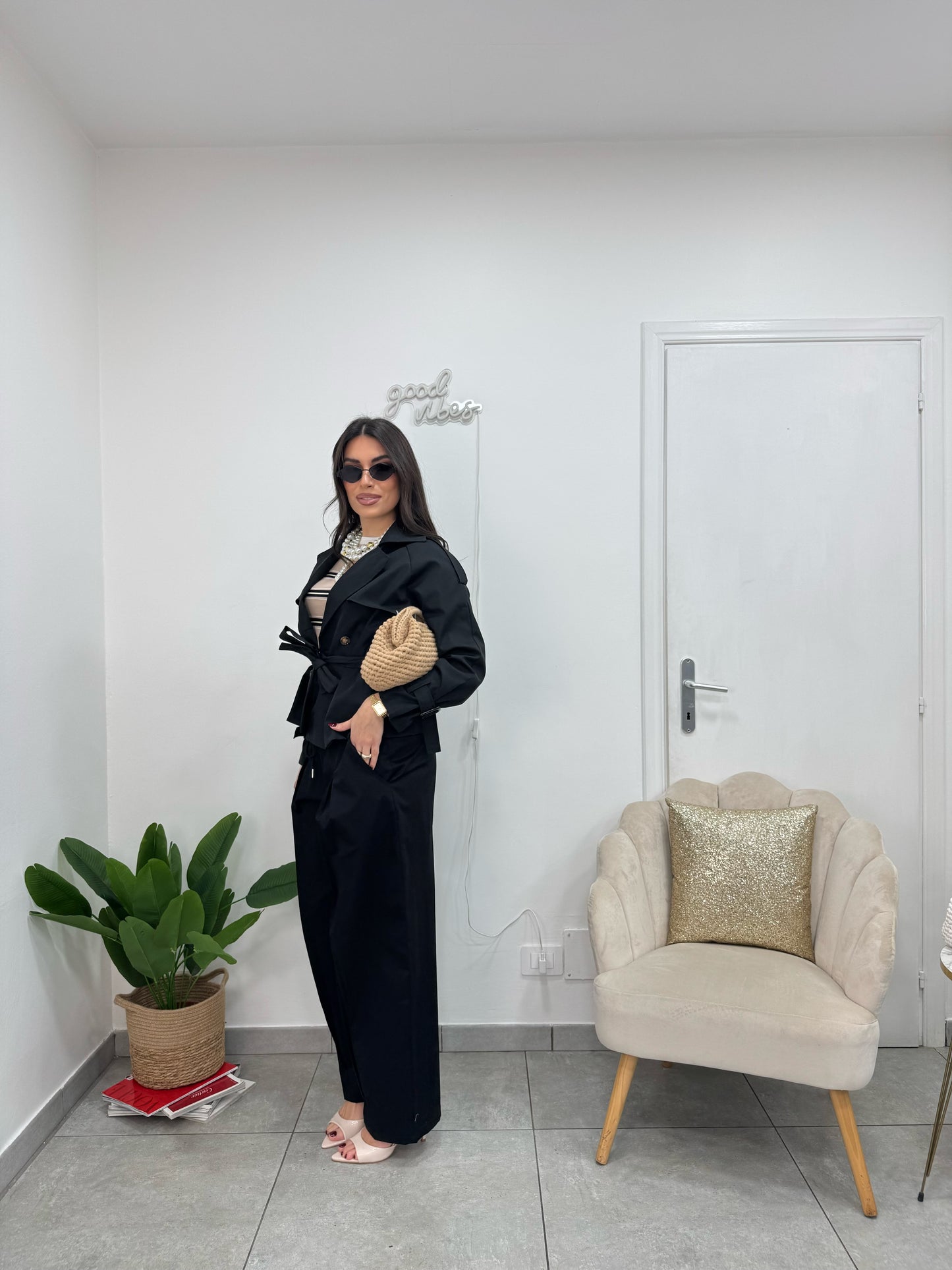 Pantalone Comfy Nero