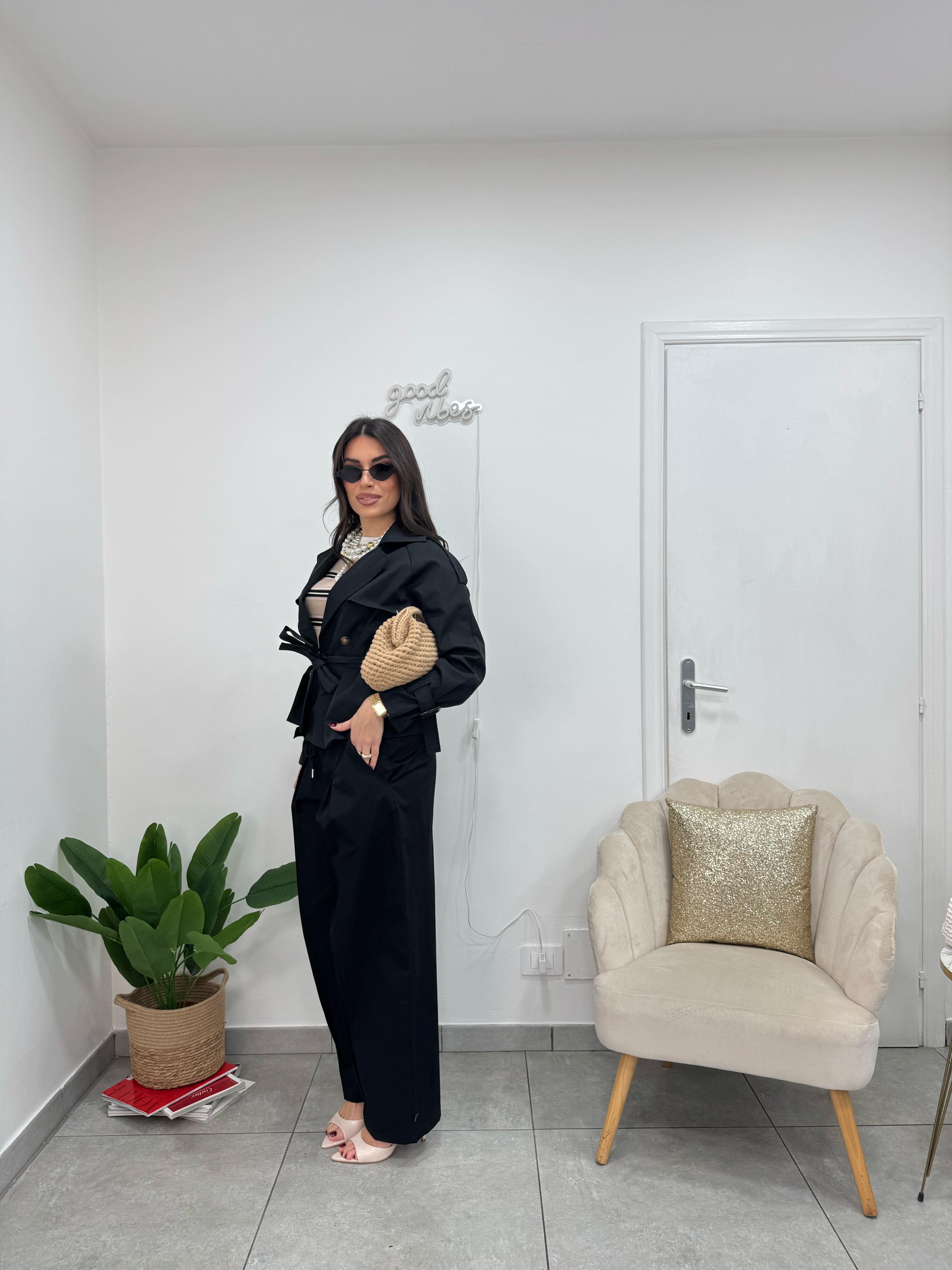 Pantalone Comfy Nero