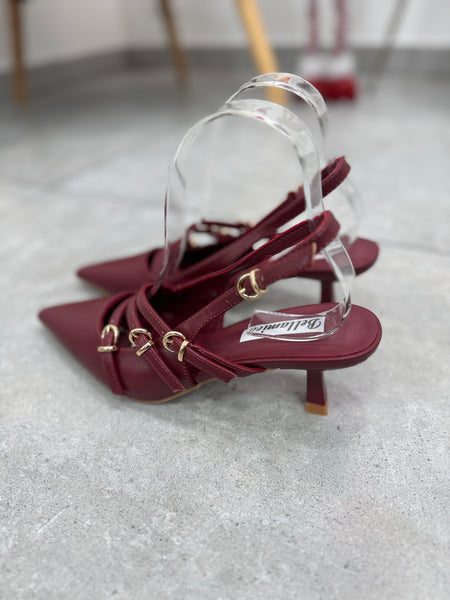 Slingback Burgundy