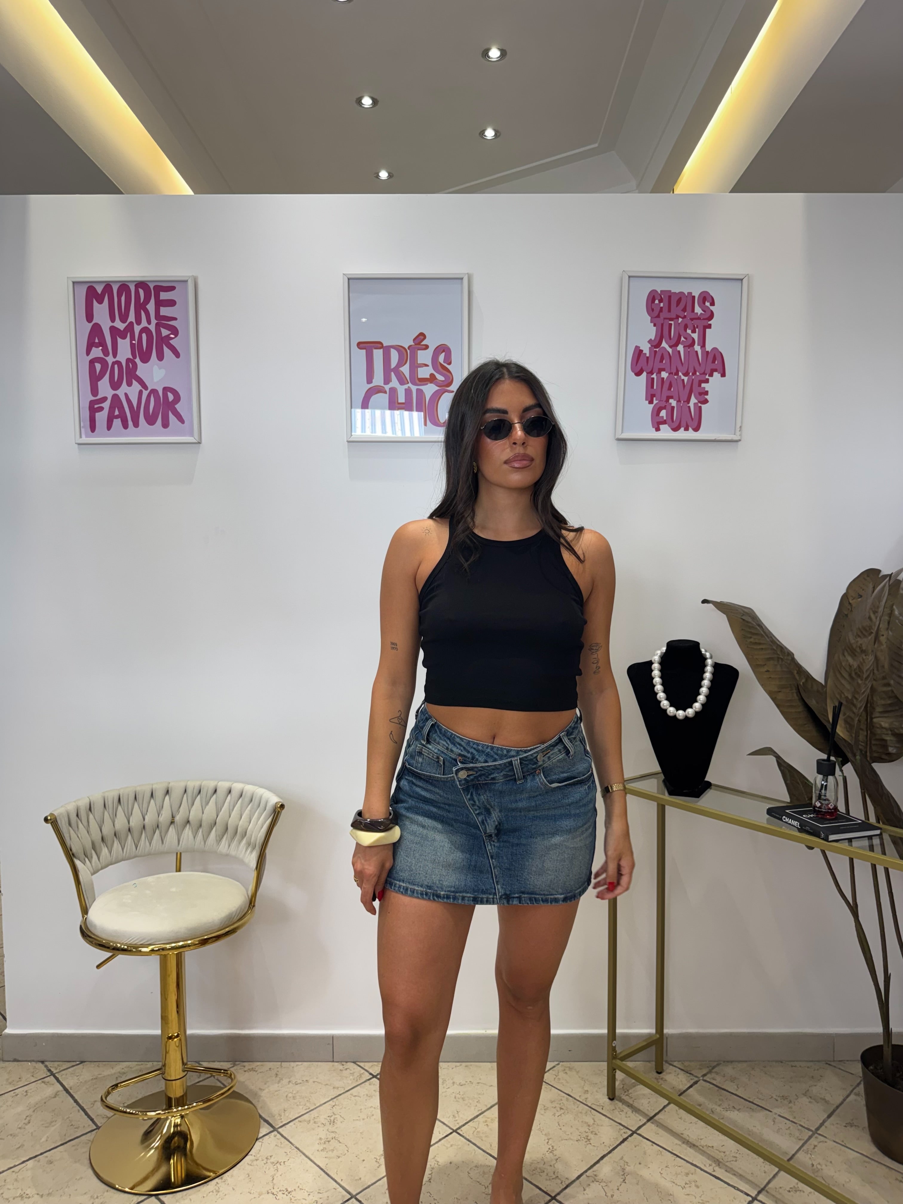 Canotta Basic Nera