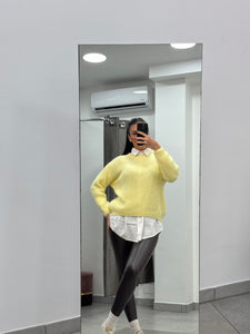 Pull Basic Wool Giallo