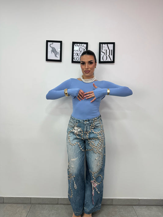 Maglia Back Turchese