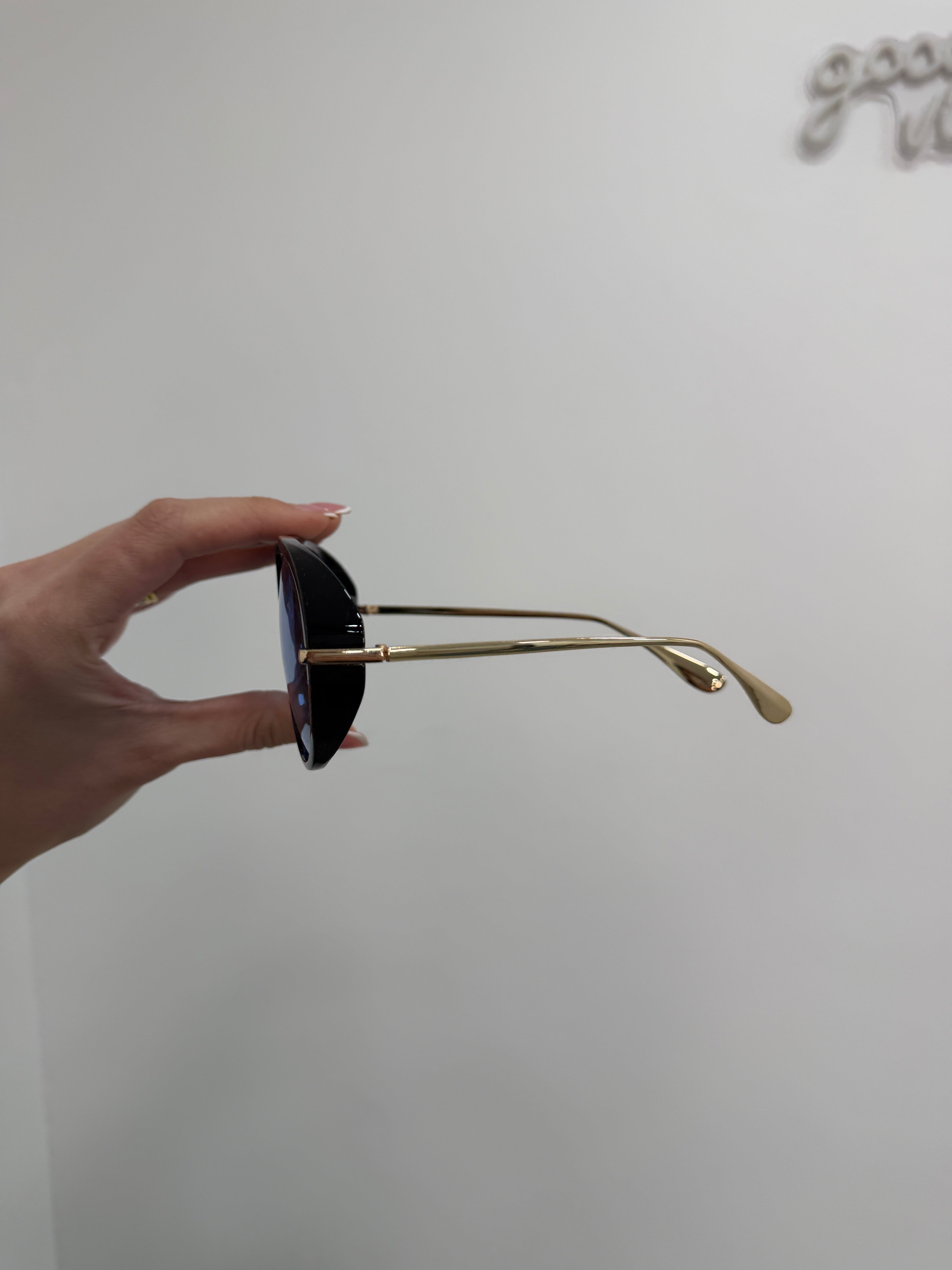 Occhiali Aviator Celeste