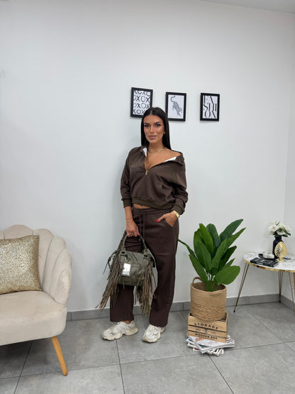 Cordset Tuta Comfy Marrone