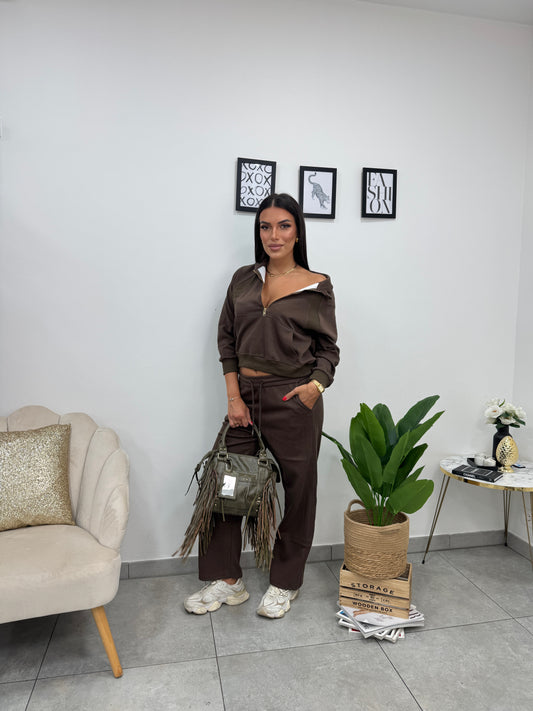 Cordset Tuta Comfy Marrone