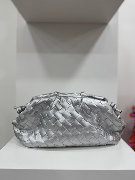 Pouch Bottega Silver