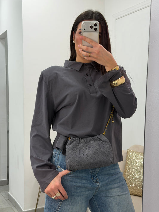 Maglia Polo Easy Grigia