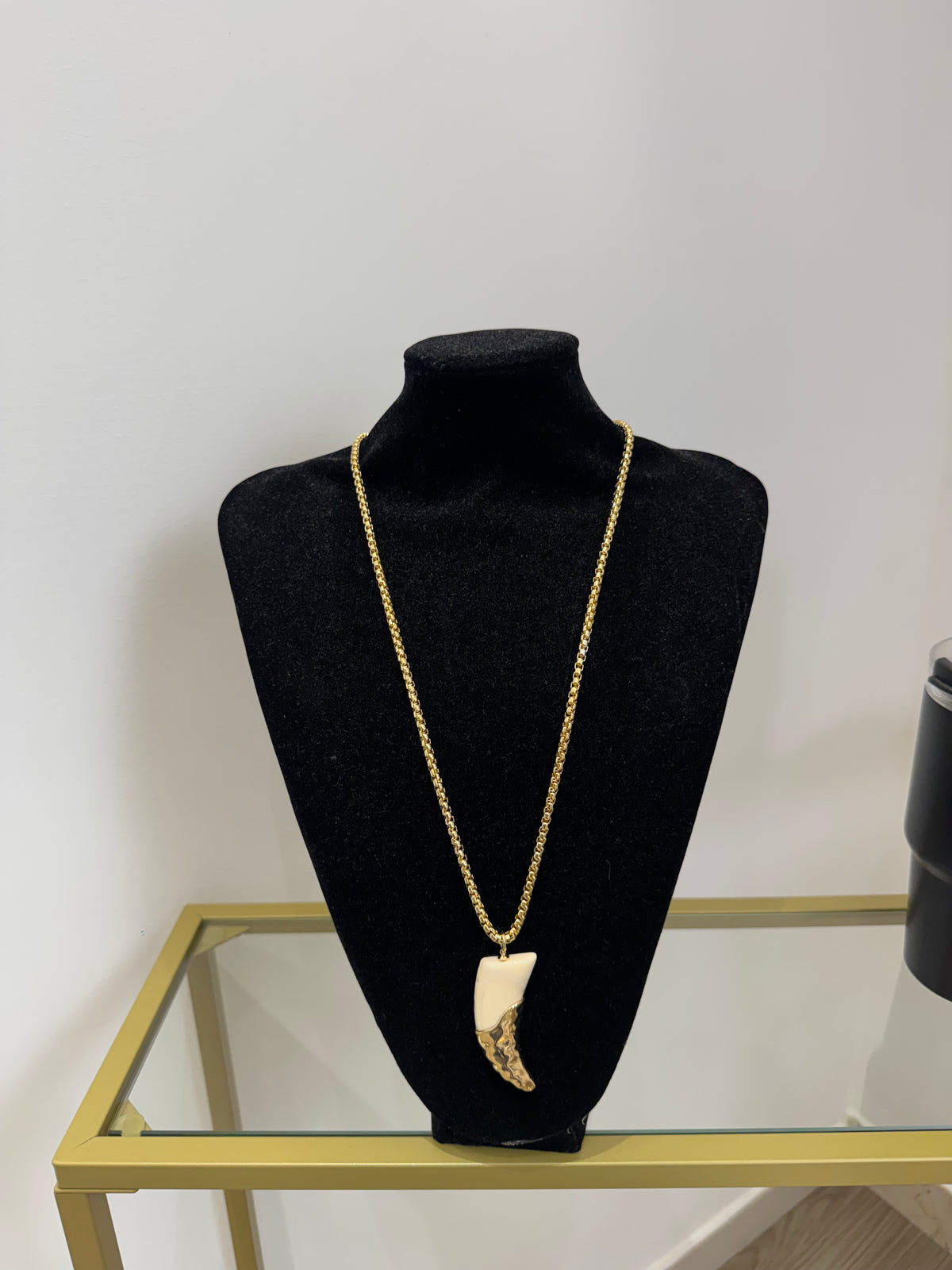 Collana Corno Panna