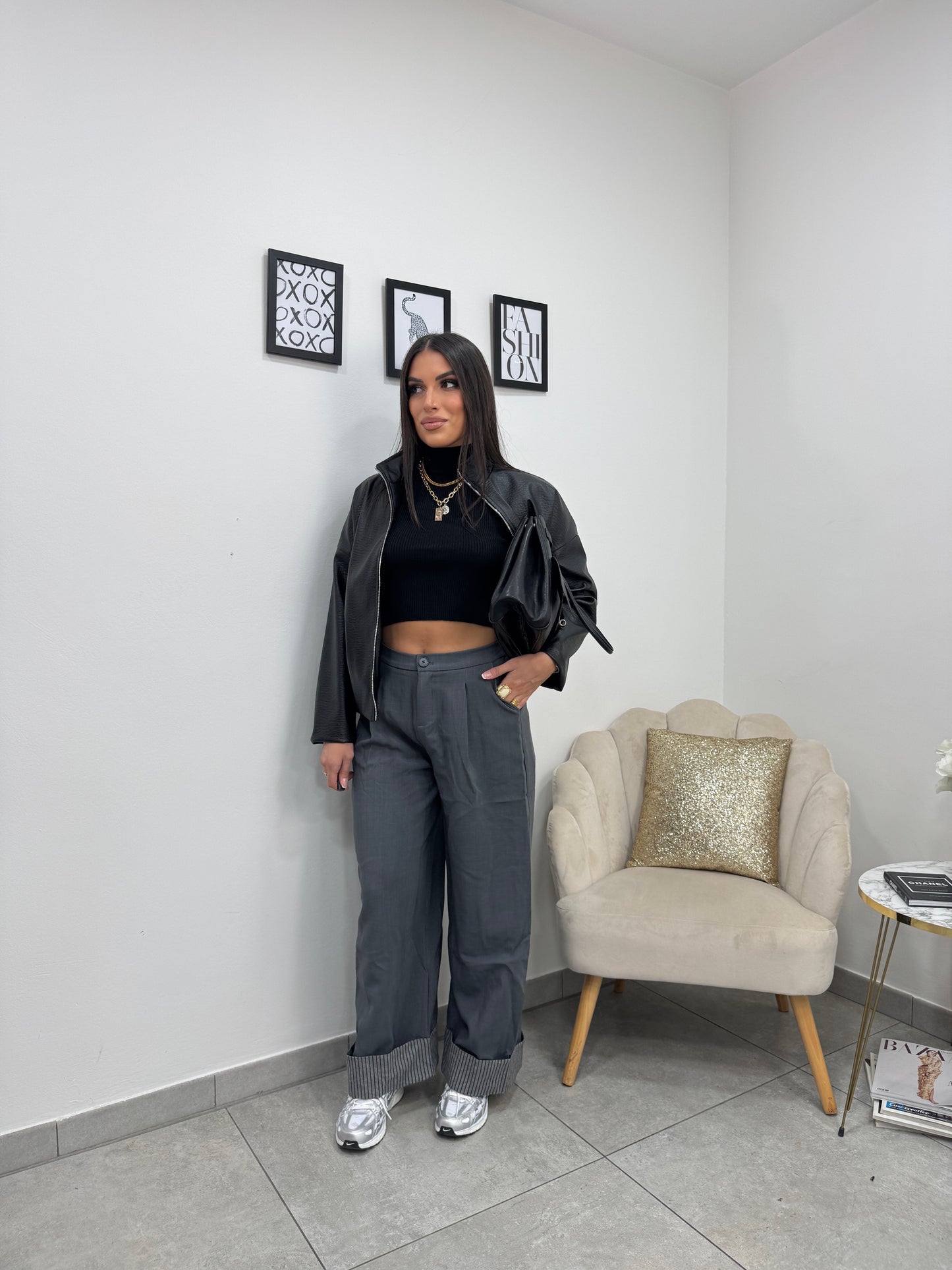 Pantalone Day Grigio