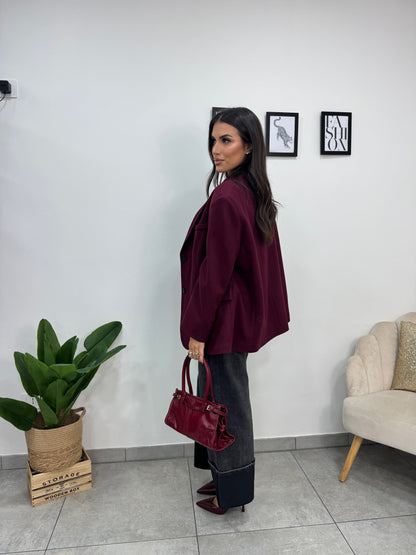 Cappotto Sartoriale Burgundy