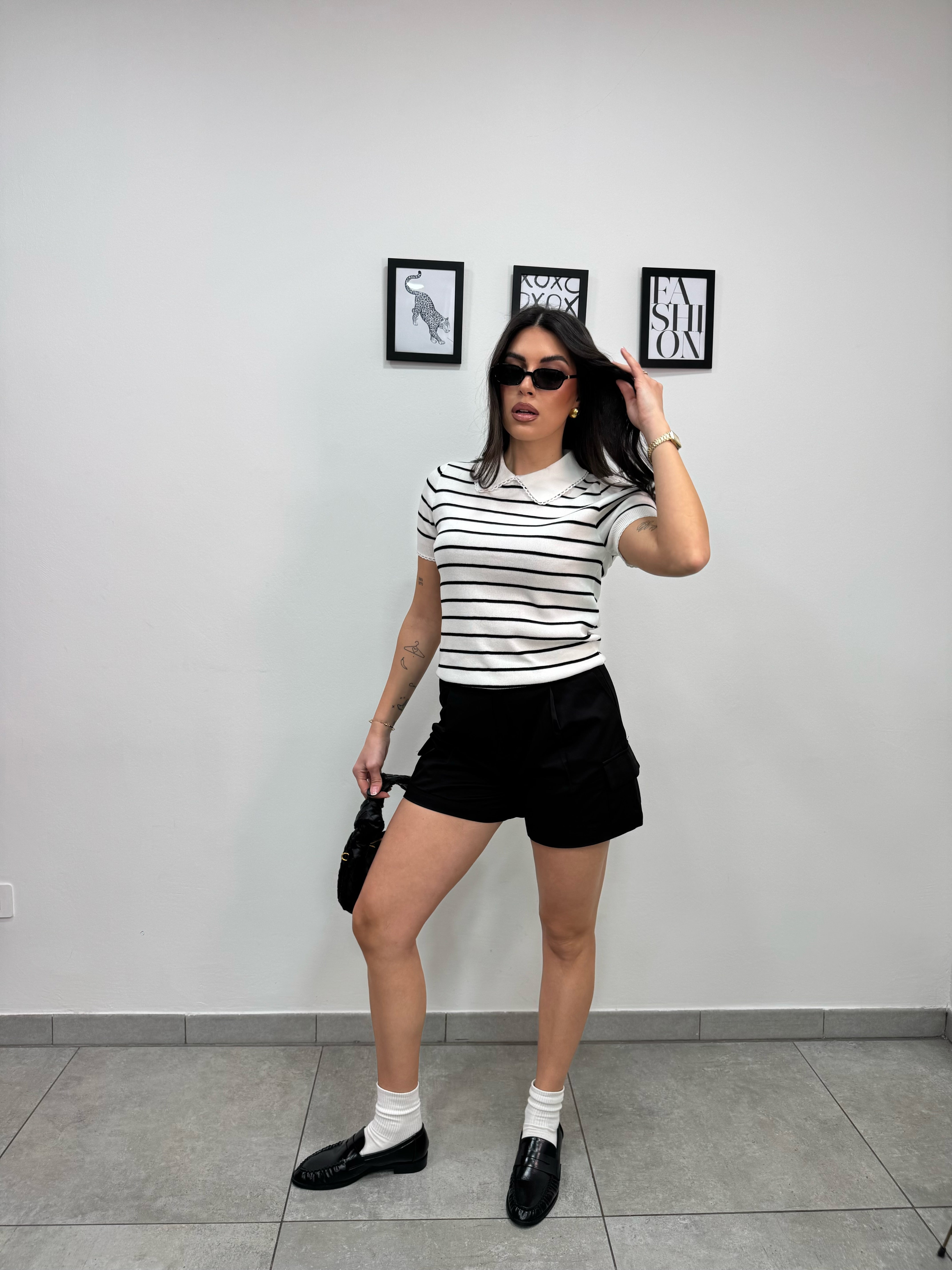 Shorts Cargo Nero